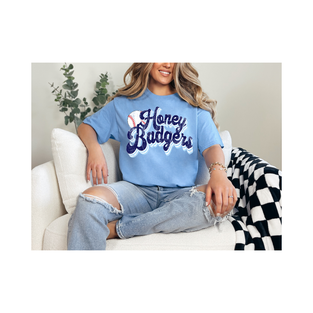 Honey Badgers / Cursive T-shirt