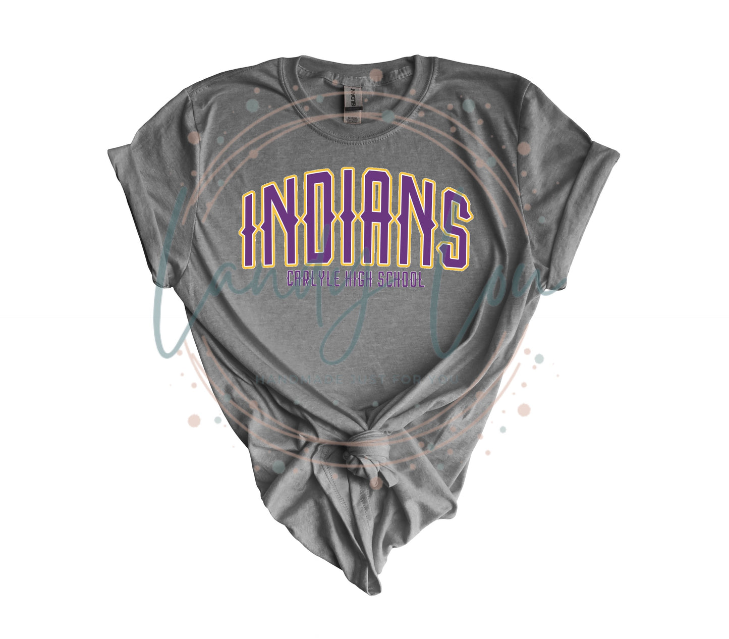 Indians Gothic Text Crewneck/T-shirt
