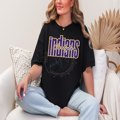 Indians Tall Dark Purple Tshirt