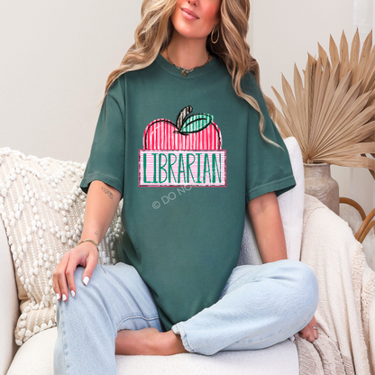 School Occupations Apple Tshirt
