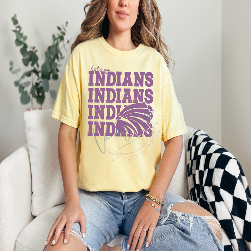 Indians Stacked Tshirt