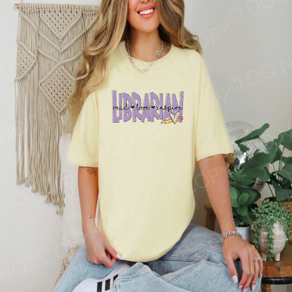 School Occupations Lavender Text Tshirt