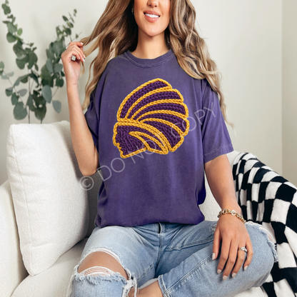 Faux Yarn Indian Head Tshirt