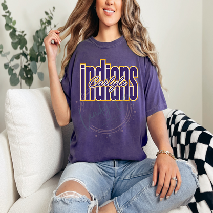 Indians Tall Dark Purple Tshirt