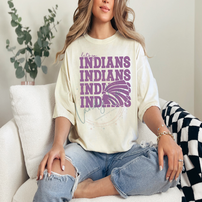 Indians Stacked Tshirt