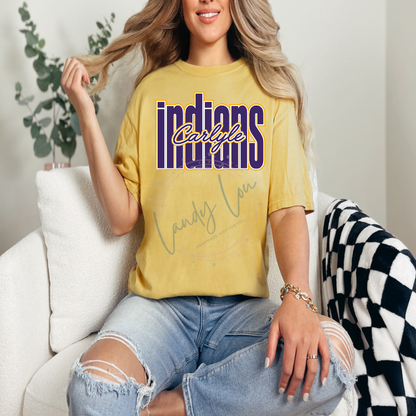 Indians Tall Dark Purple Tshirt