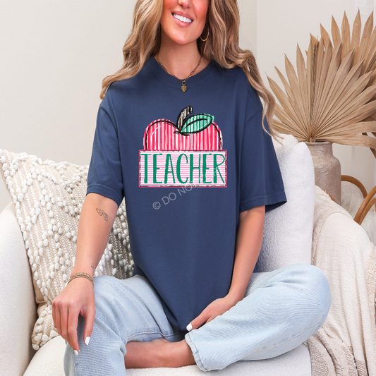 School Occupations Apple Tshirt