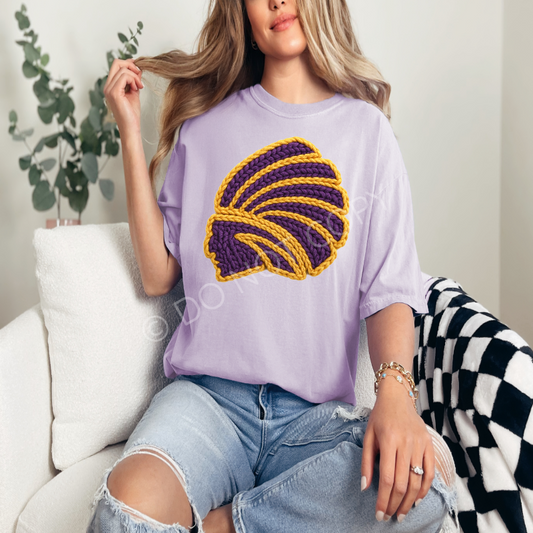 Faux Yarn Indian Head Tshirt