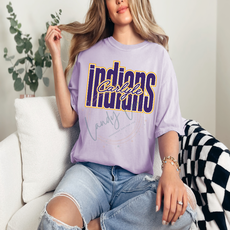Indians Tall Dark Purple Tshirt