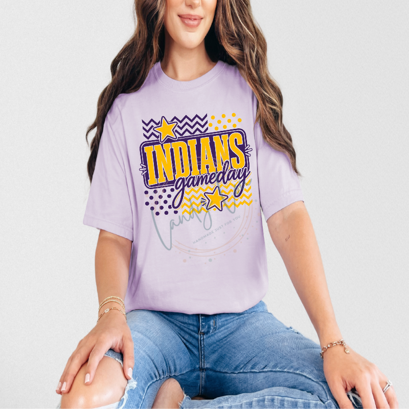 Indians Gameday Rectangle Tshirt