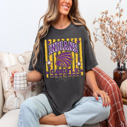 Indians Striped Tshirt