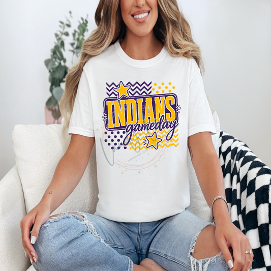 YOUTH Indians Gameday Rectangle Tshirt