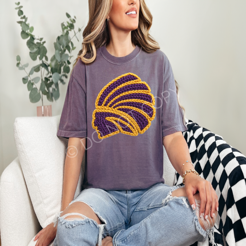 Faux Yarn Indian Head Tshirt
