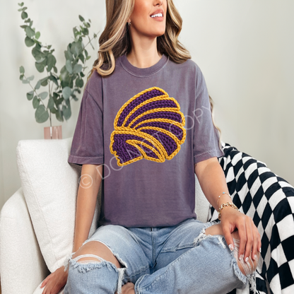 Faux Yarn Indian Head Tshirt