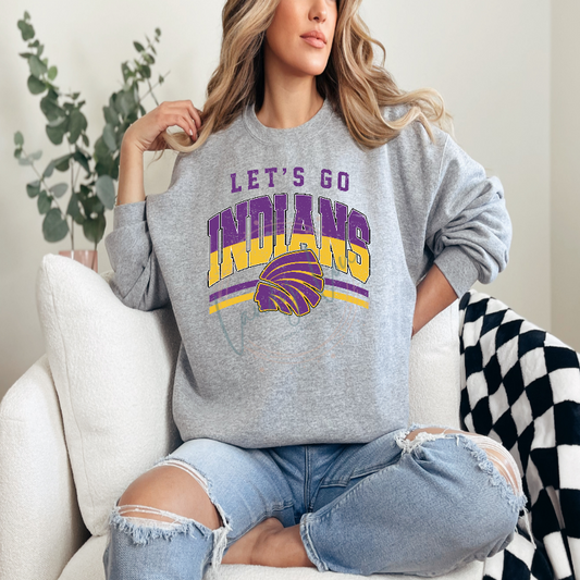 Let's Go Indians Crewneck