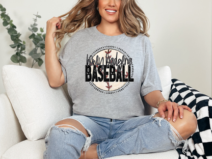Honey Badgers / Baseball Script T-shirt