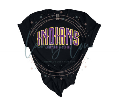 Indians Gothic Text Crewneck/T-shirt
