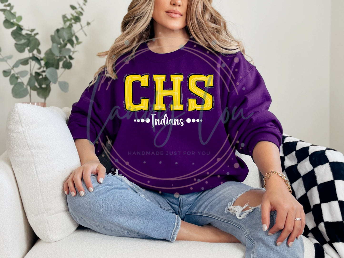 CHS Varsity Scribble Crewneck/T-shirt