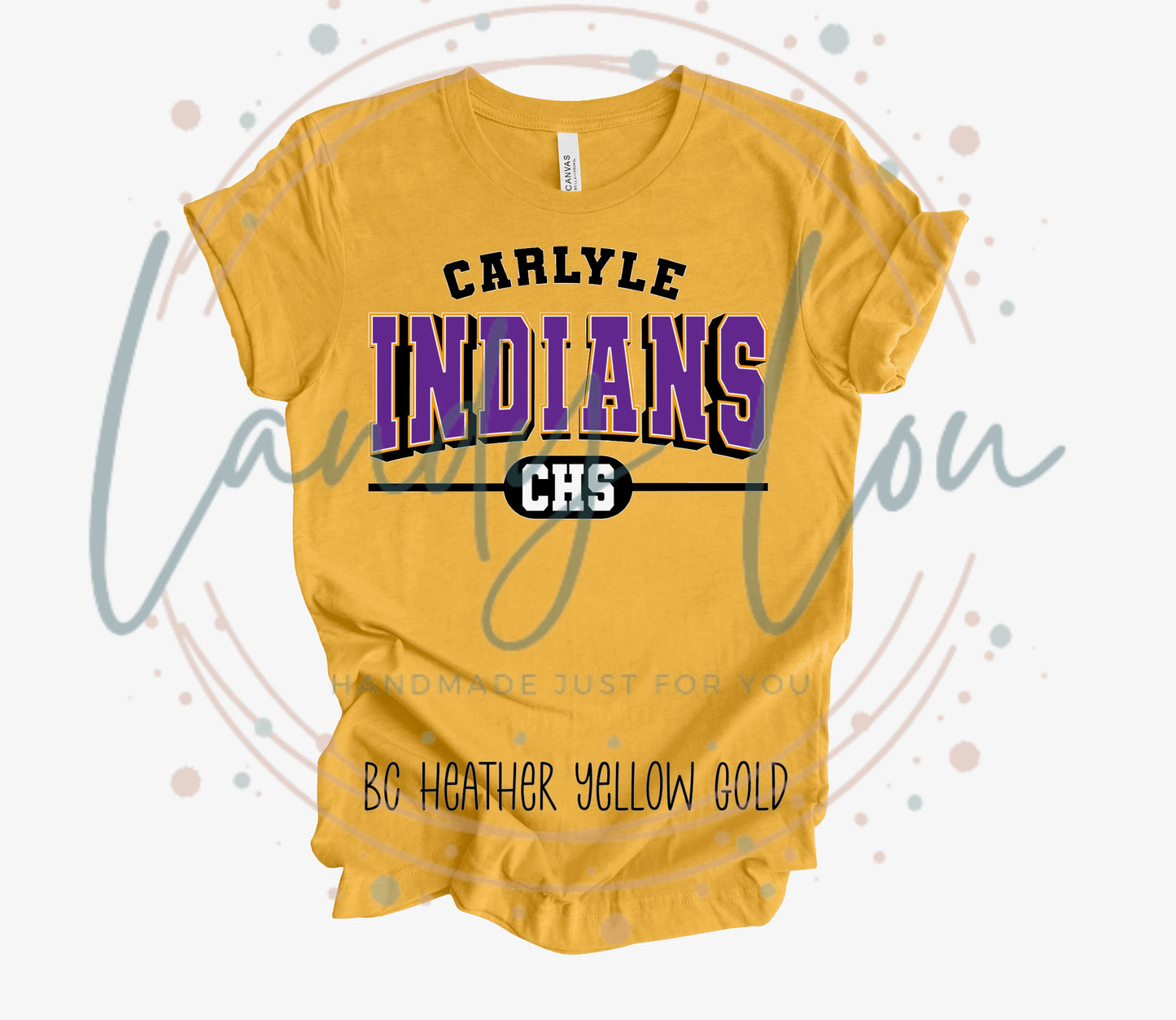Indians Arched Text T-Shirt