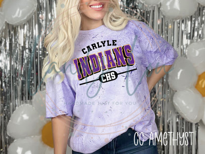Indians Arched Text T-Shirt