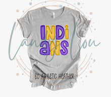 Load image into Gallery viewer, Indians Faux Embroidery T-Shirt
