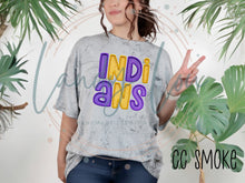 Load image into Gallery viewer, Indians Faux Embroidery T-Shirt

