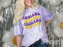 Load image into Gallery viewer, Indians Groovy Text T-Shirt
