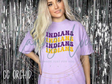 Load image into Gallery viewer, Indians Groovy Text T-Shirt

