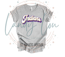 Load image into Gallery viewer, Indians Retro Cursive T-Shirt
