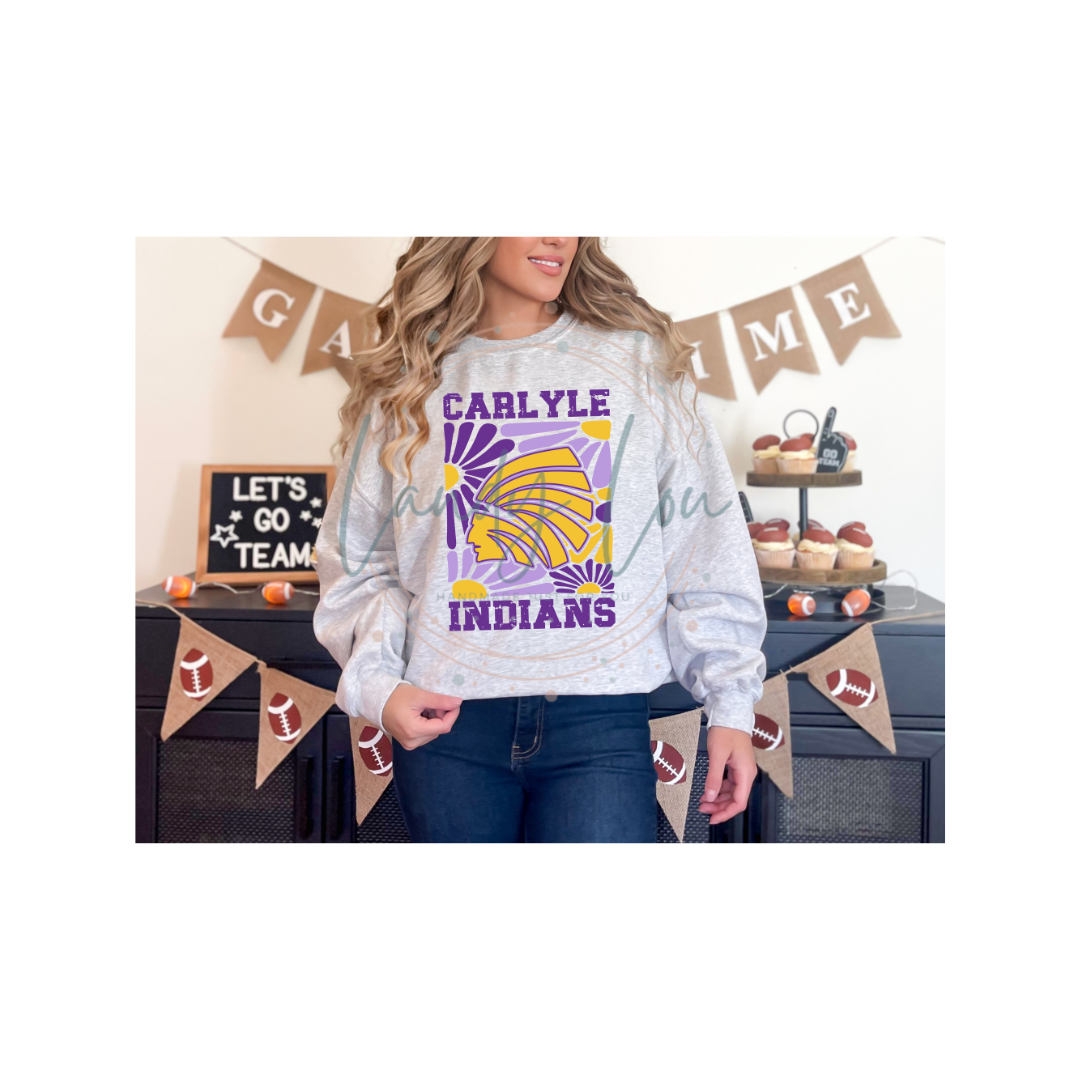 Indians Retro Daisy Crewneck/T-shirt EXCLUSIVE