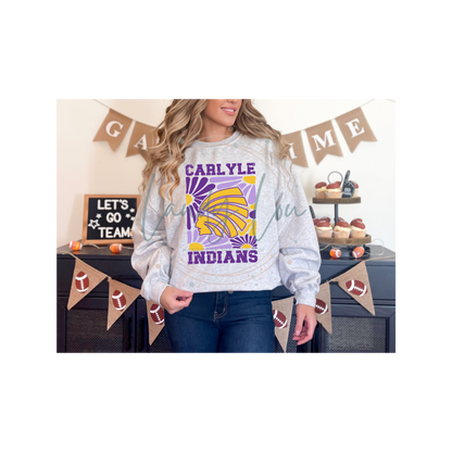 Indians Retro Daisy Crewneck/T-shirt EXCLUSIVE
