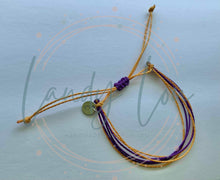 Load image into Gallery viewer, Wax Cord Spirit Bracelet With Optional Charm
