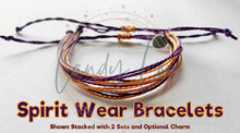 Load image into Gallery viewer, Wax Cord Spirit Bracelet With Optional Charm
