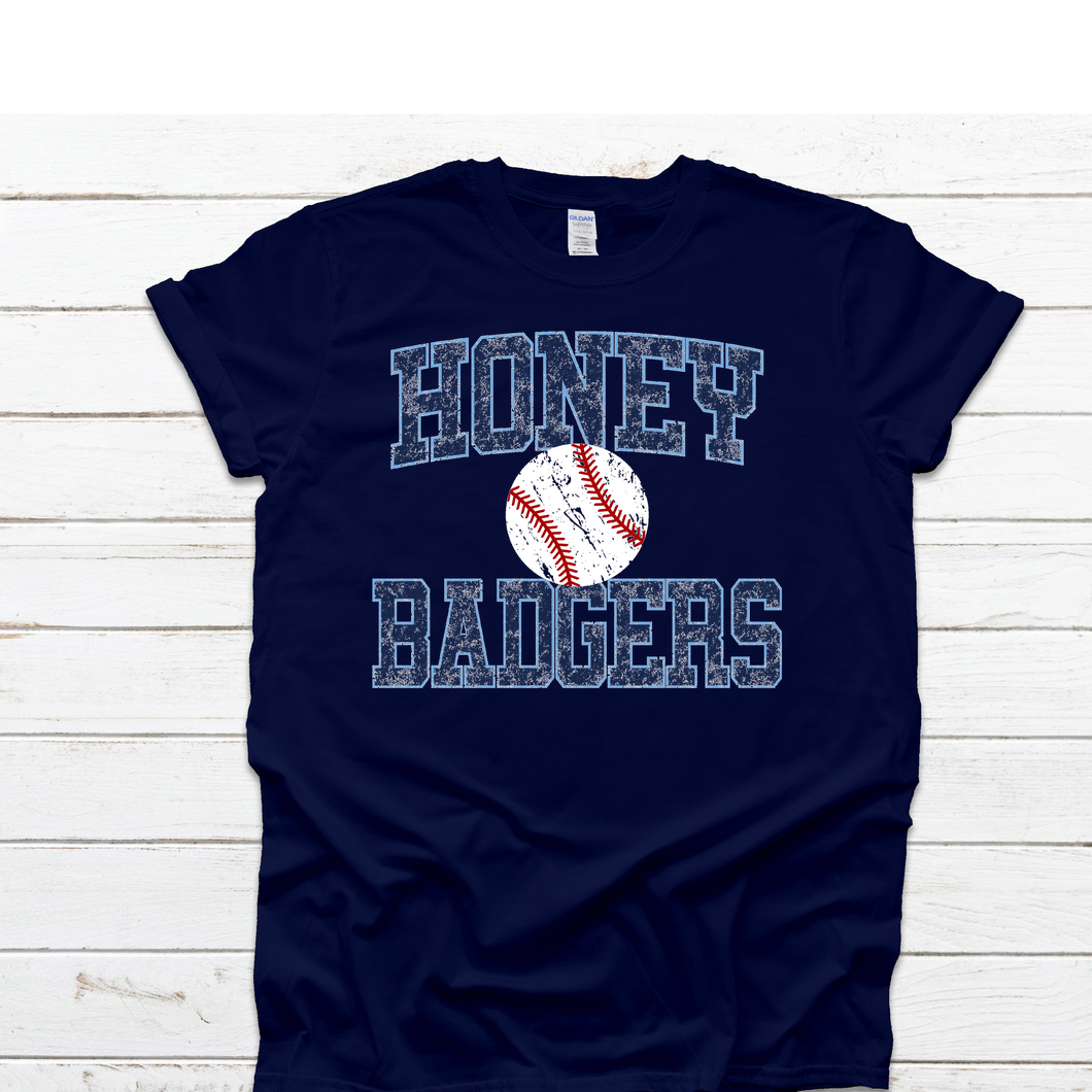Honey Badger Distressed Logo T-shirt/Hoodie