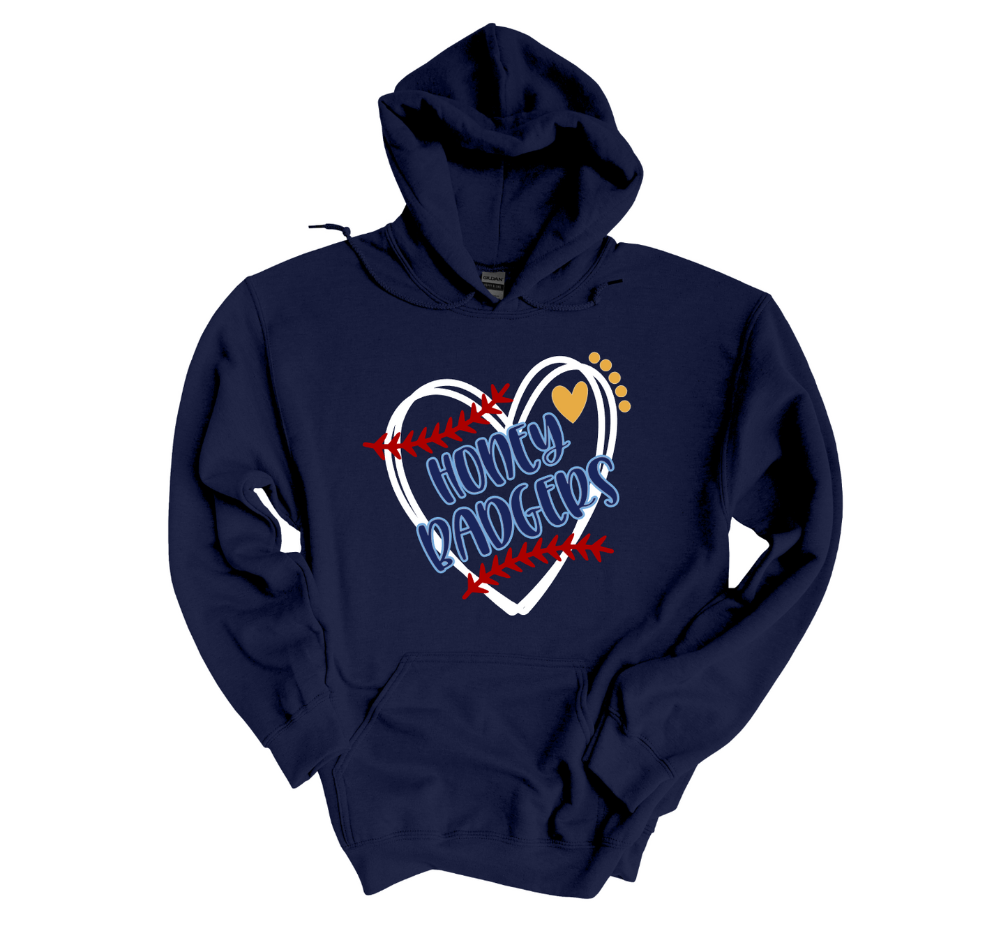 Honey Badger Heart Design T-shirt/Hoodie